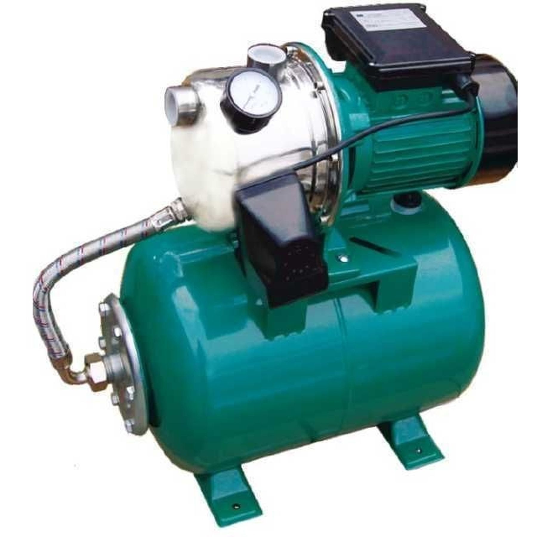 Насосная станция VOLKS pumpe JY1000-50 1,1кВт нержавейка (в сборе)