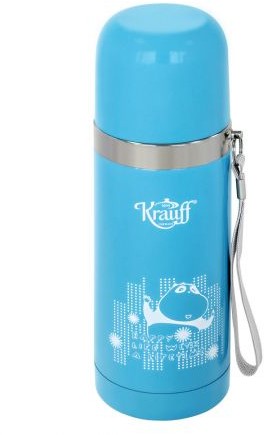 Термос Krauff 0.35 л голубой (26-178-029)