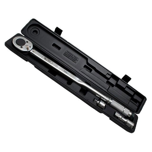 Динамометрический ключ Intertool 3/4" 70-420NM, переходник 3/4"*1/2'', удлинитель 100мм 3/4 (XT-9010)