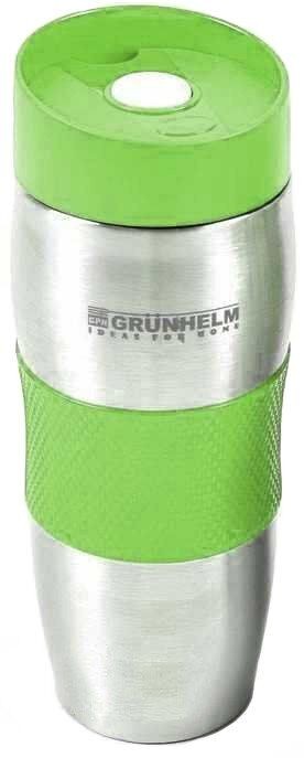 Термокружка Grunhelm 380 мл GTC102 зеленая (75545)
