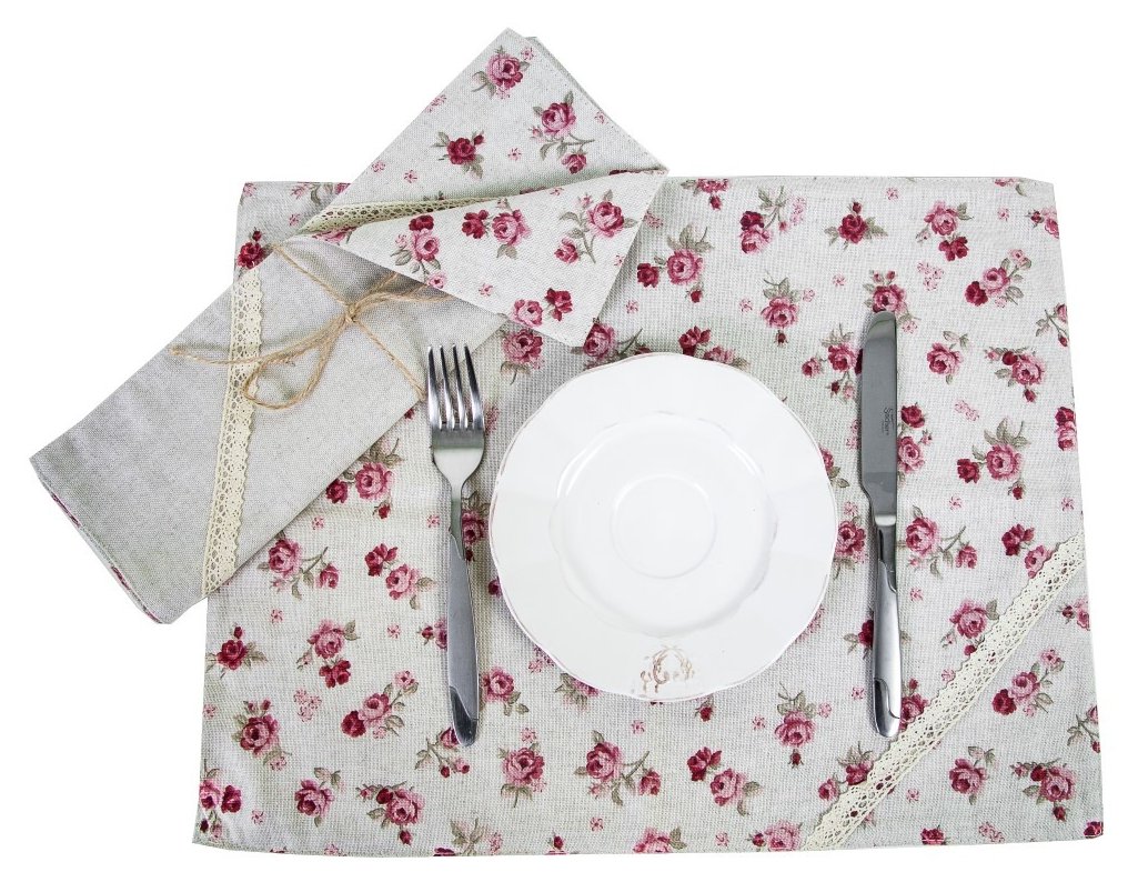 Сет Прованс Red Rose с кружевом 35х45 см (.003742)