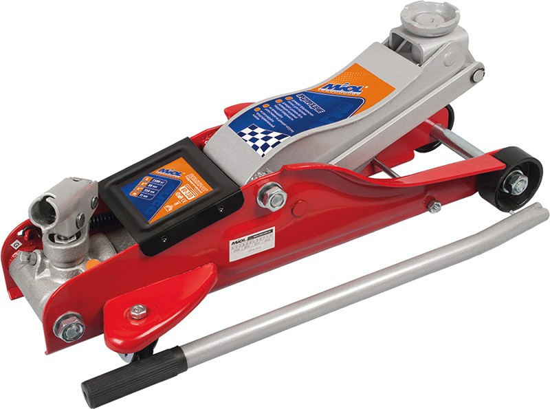 Домкрат подкатной низкопрофильный Miol 2.5 т 89-359мм с поворотной ручкой (80-230)