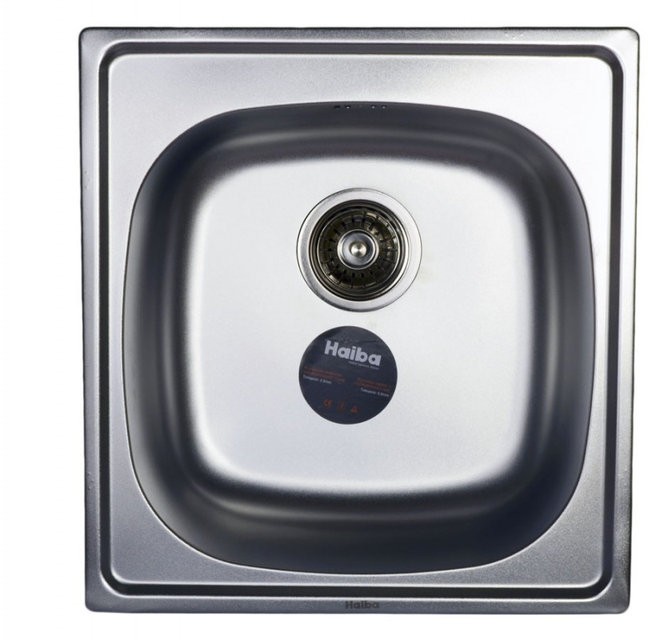 Кухонная мойка Haiba 50x47 Satin матовая (HB0543)