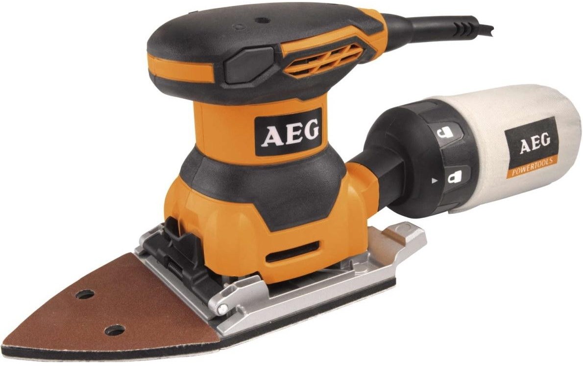 Шлифмашина вибрационная AEG 260 Вт, 115-140 мм, амплитуда 1.6 мм (FDS140)