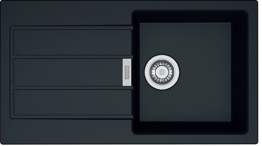 Кухонная мойка Franke Sirius Tectonite SID 611-78 Slim Черная (114.0497.956)