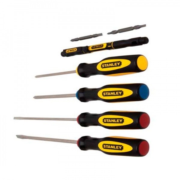 Набор отверток Stanley Basic со сменными насадками 5 шт (DW) (STHT0-60017)