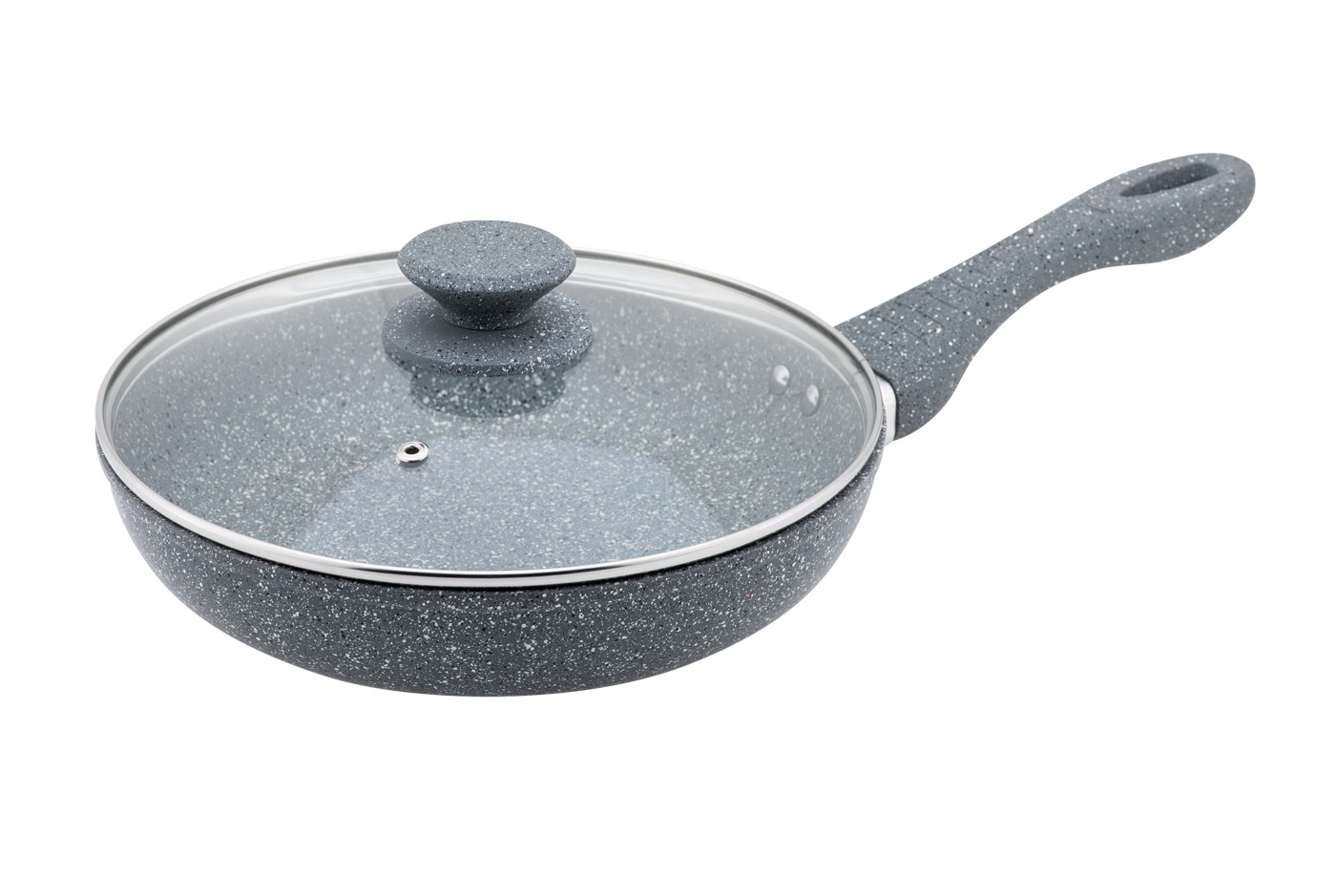 Сковорода Granchio Pietra naturale induzione с крышкой 26х5.5 см (88152)