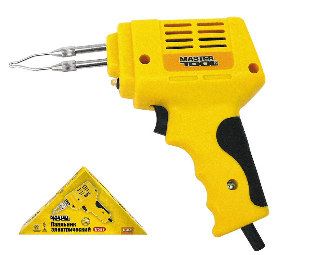 Паяльник импульсный с трансформатором Mastertool 175 Вт (44-0001)