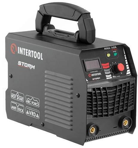 Аппарат сварочный Intertool, инверторный MMA-160A, STORM (WT-4003)