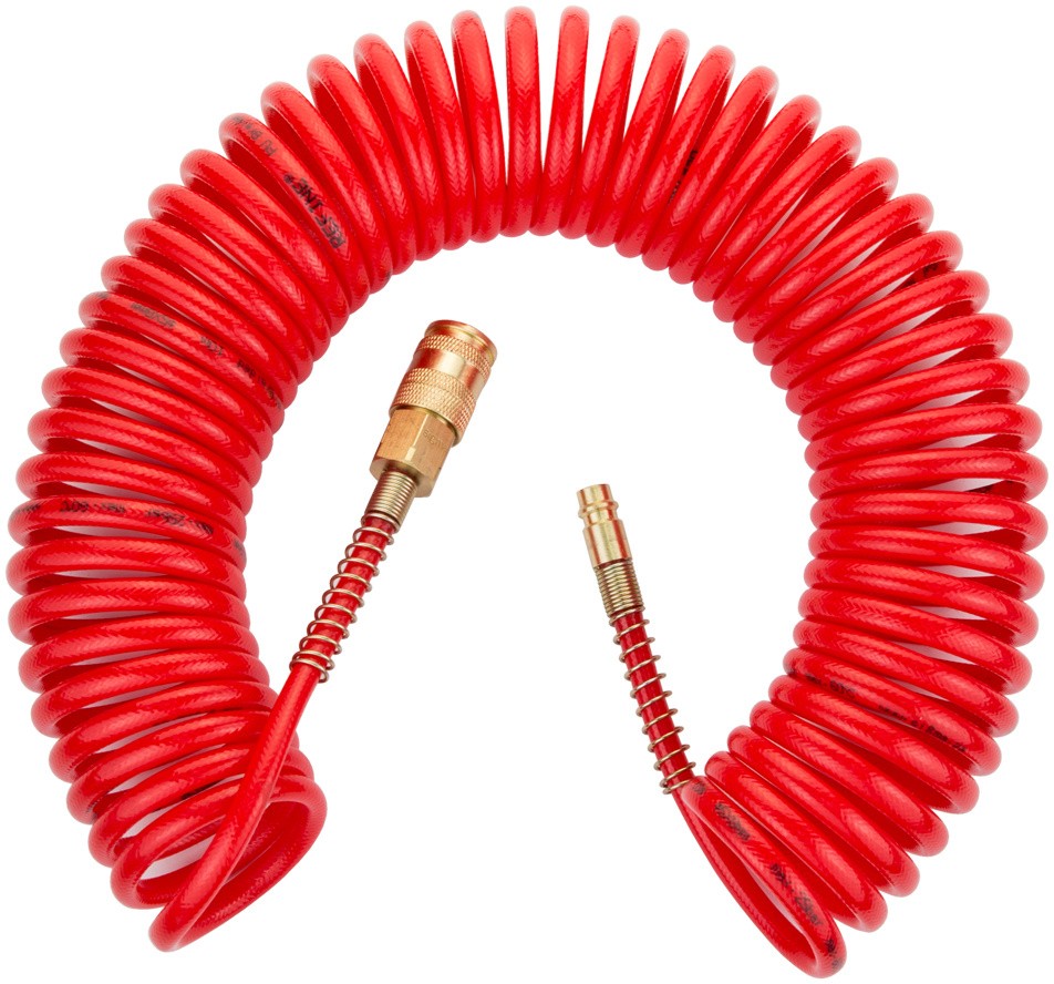 Шланг спиральный PU армированный Refine 10м 5.5×8 мм (7013421)