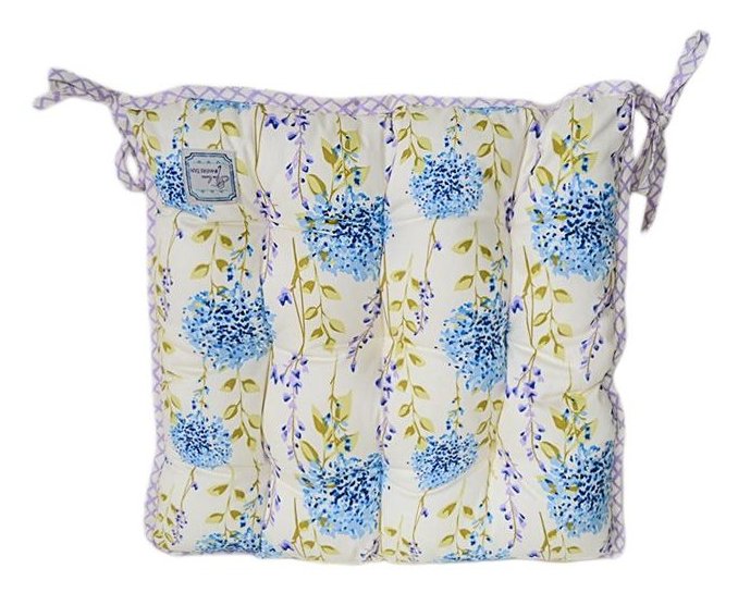 Подушка для стула Прованс by Andre Tan 40x40 см Голубая клетка (.000181)