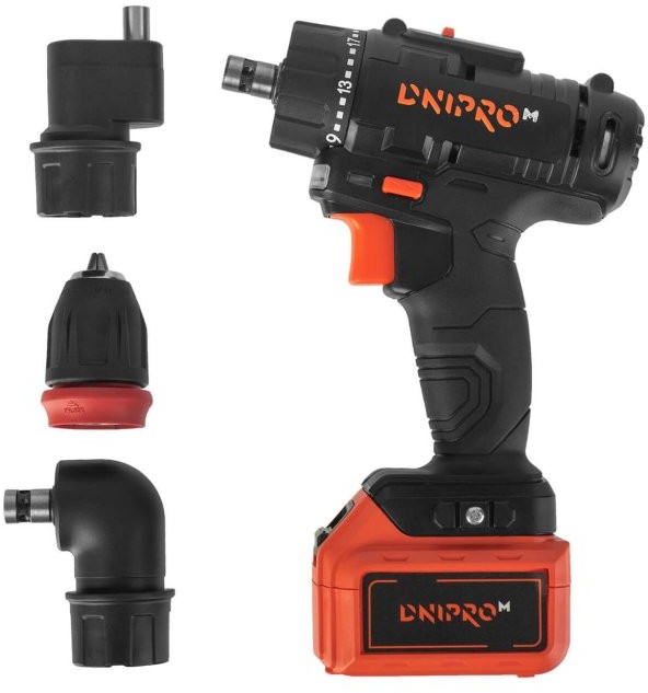 Аккумуляторная дрель шуруповерт Dnipro-M CD-141QX (97001000)