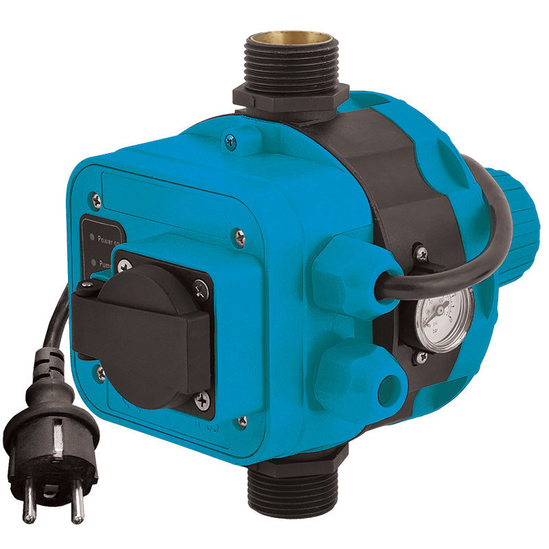 Контроллер давления электронный Aquatica 1.1кВт Ø1 + розетка (779556)