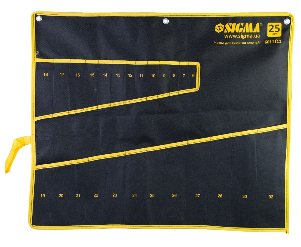Чехол Sigma для гаечных ключей 25шт (6011111)