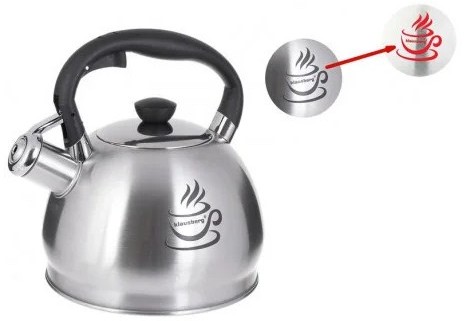 Чайник Klausberg 1.8 литров с термодатчиком (КВ-7044)