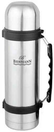 Термос Bohmann 1 л стальной с ручкой (BH 4100)