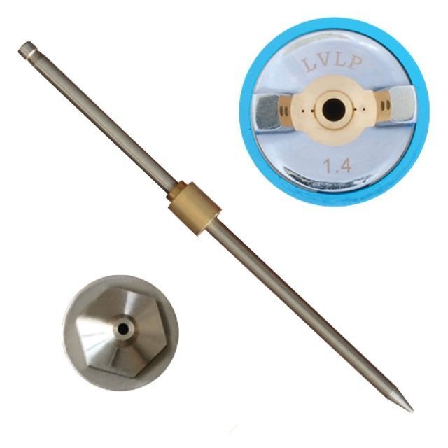 Комплект форсунок Intertool LVLP 1.4мм ПРОФ (PT-2014)