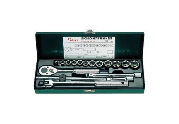 Набор торцевых головок Hans 3/8" 17 предметов (3617M)