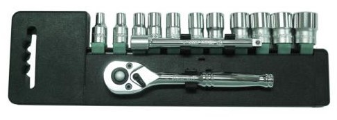 Набор торцевых головок Hans 1/4" 13 предметов (26213)