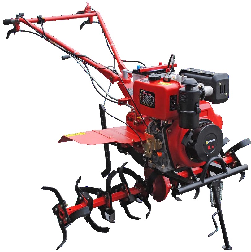 Культиватор дизельный Forte 1350-3 колеса 12", 9 л.с. красный (90056)