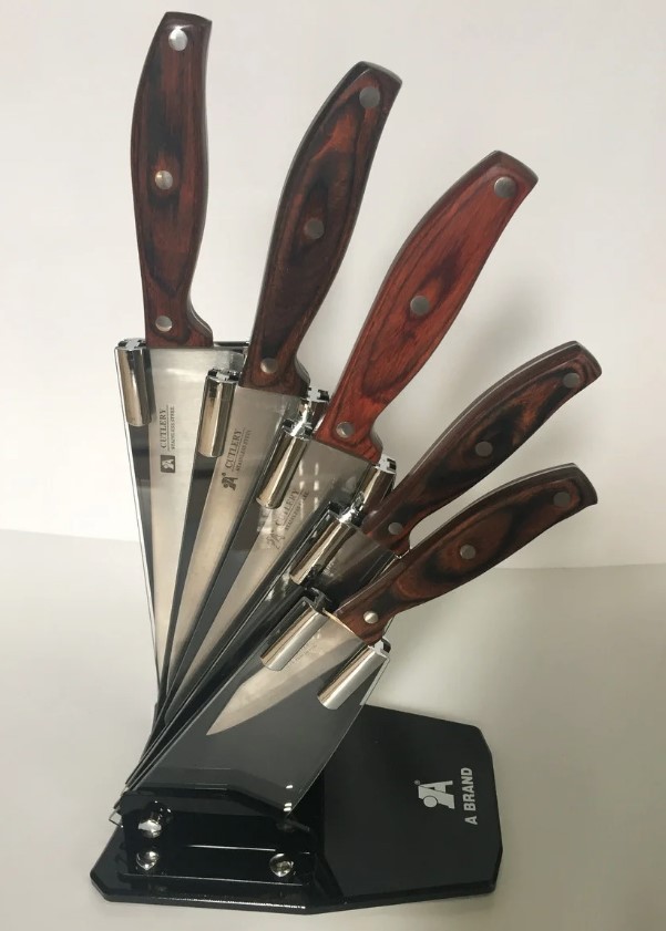 Набор ножей Rauch на подставке 6 предметов (R-8835)