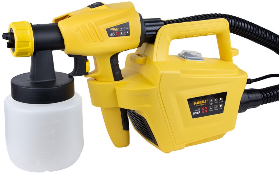 Краскораспылитель электрический Sigma HVLP 800 Вт 1.8/2.6 мм 900 мл/мин 800 мл (6816051)