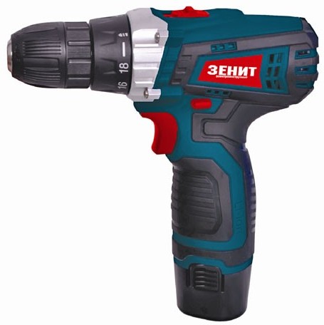 Шуруповерт аккумуляторный Зенит ЗША-12 Р2 Li (841746)