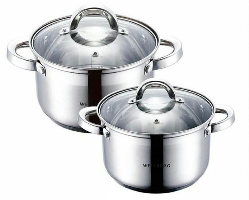 Набор кастрюль Wellberg 4 предмета (WB-22480)