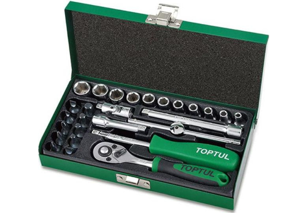 Набор инструмента Toptul 1/4" 27ед. (GCAD2701)
