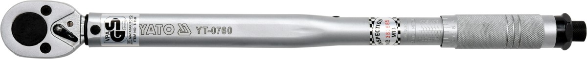 Динамометрический ключ Yato 1/2" 42-210 Нм 470 мм (YT-0760)