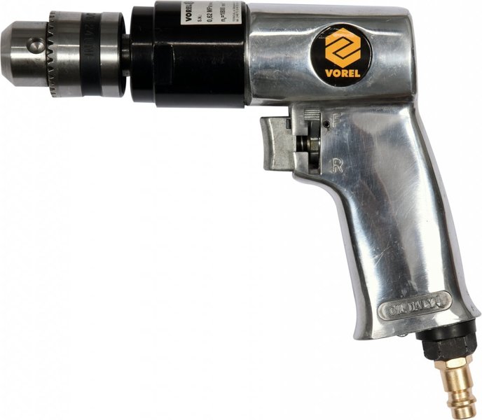 Дрель пневматическая Vorel 1/4" D=10 мм 1800 об/мин 0.62 МПа 113 л/мин (81122)