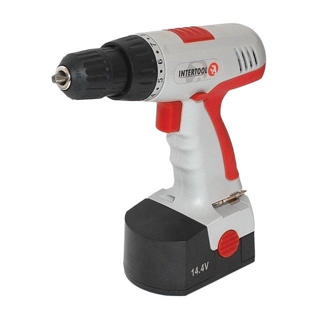 Шуруповерт аккумуляторный Intertool 14.4В, 0-10 (DT-03100)