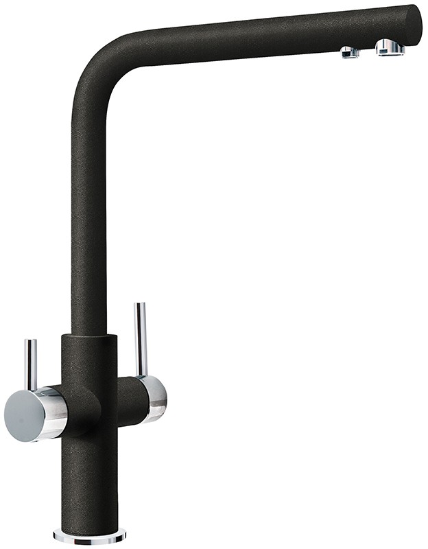 Смеситель для кухни Franke Neptune Clear Water хром/оникс (115.0370.694)