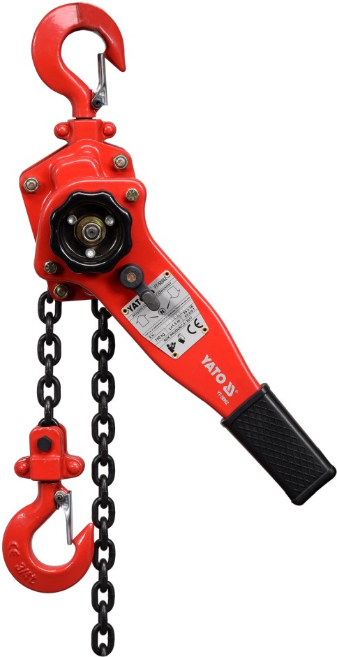 Лебедка ручная тросовая Yato 750 кг 1.5 м с доводчиком (YT-58962)