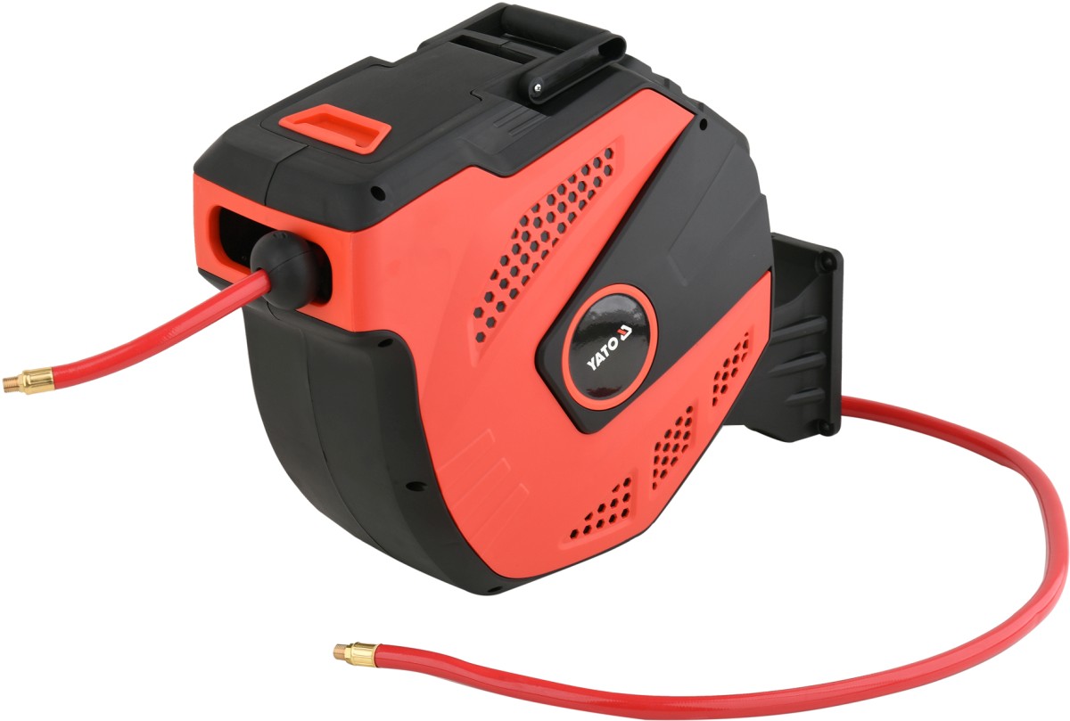 Шланг пневматический ПВХ на катушке Yato 1/4 " 12.5 мм 15 м 20 Bar (YT-24246)