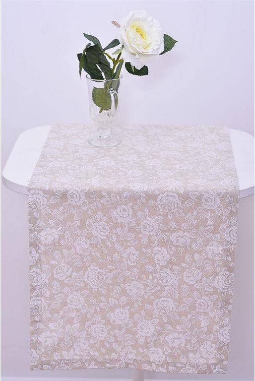 Скатерть-дорожка Прованс White Rose 120х40 см (.003653)