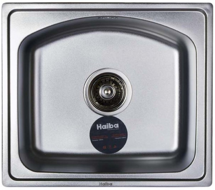 Кухонная мойка Haiba 48x42 Satin матовая (HB0531)