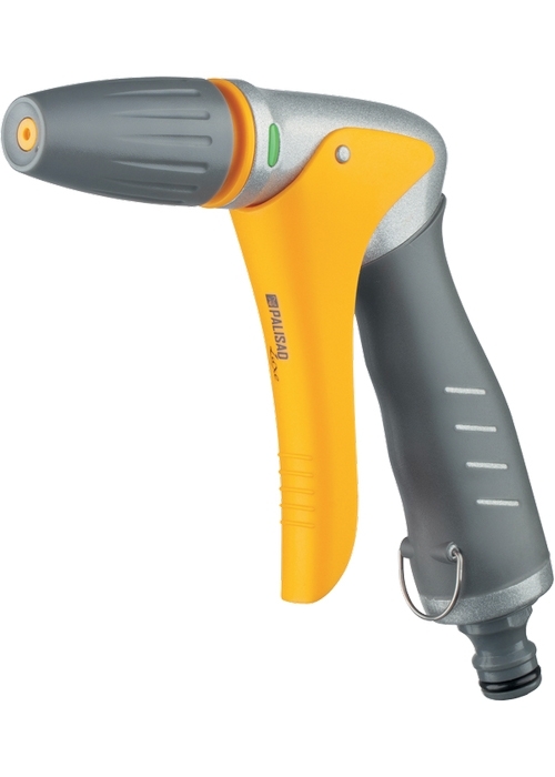 Пистолет-распылитель (металлический.,рег.форсунка, курок спереди) PALISAD LUXE (65164)