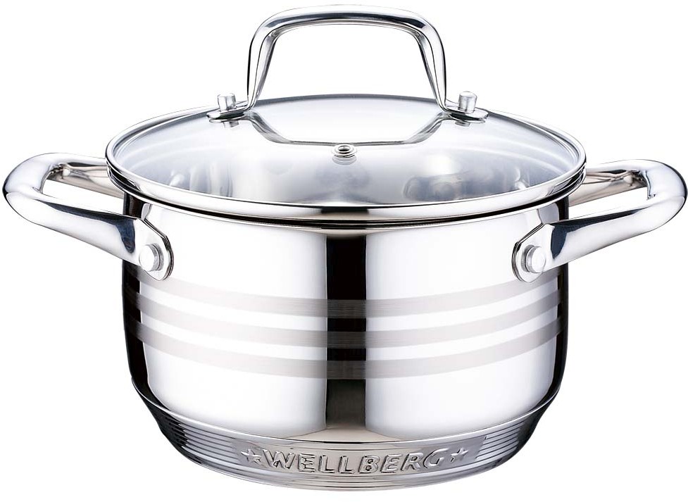 Кастрюля Wellberg 20 см 3.6 л (WB-1149)