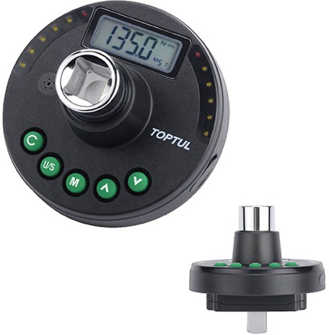 Цифровой динамометрический адаптор Toptul + шкала доворота 1/2" 17-340 Нм (DTA-340A)