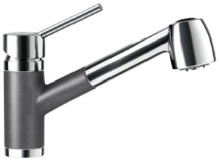 Кухонный смеситель Schock Pila Stone-88 серый (54112088)