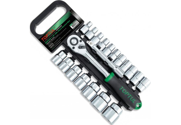 Набор инструмента Toptul 1/2" 20ед. 8-32мм на пластиковом холдере (GABB2001)