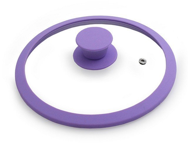 Крышка Fissman EDEN 28 см с силиконовым ободком/жаропрочное стекло (GL-9978.28)