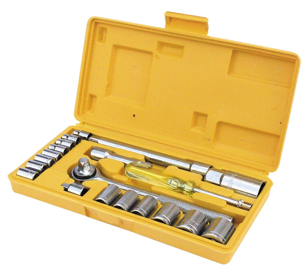 Набор ключей и насадок торцевых Mastertool 3/8" 21 шт (78-0257)
