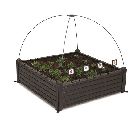 Грядка для растений Keter Garden Bed черная (7290103659806)