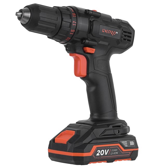 Аккумуляторная дрель шуруповерт Dnipro-M CD-200X (49275000)