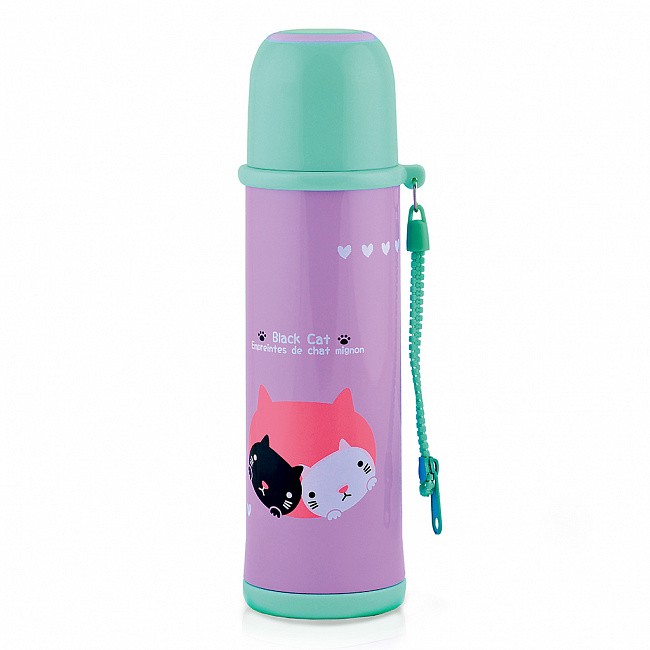 Термос Fissman Чорне кошеня 0.48 л (VA-9694.480)