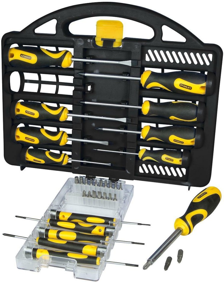 Набор отверток и насадок Stanley 34 элементы (STHT0-62141)