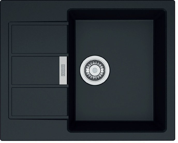 Кухонная мойка Franke Sirius Tectonite SID 611-62 Черная (114.0497.931)
