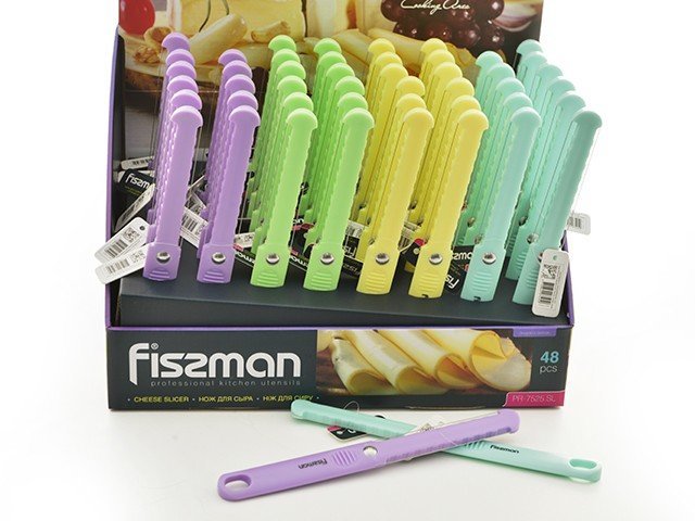 Кухонный нож для сыра со струной Fissman 23 см (48 шт. в промо-коробке) (PR-7525.SL)